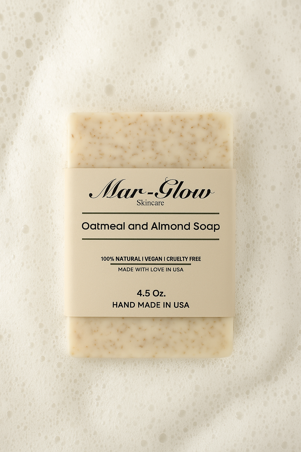 Oatmeal and Almond soap - Image 2